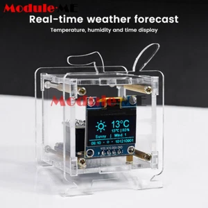 ESP8266 Kit Elettronico Fai da Te Display OLED Mini Orologio + Guscio Fai da Te Progetto Saldatura - Foto 1 di 21