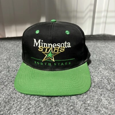 Gorra gorra vintage Minnesota North Stars Snapback adulto talla única negra para hombre NHL* Foto 1 de 4