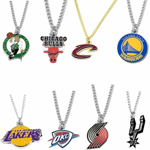 logo necklace charm pendant NBA PICK YOUR TEAM Cover