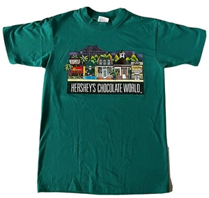 Vintage Hershey's Chocolate World Park PA Tee 1989 SS Gr. M USA Tshirt EUC - Bild 1 von 4