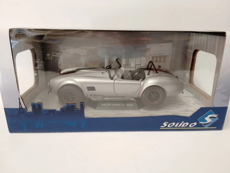 Solido AC Cobra 427 MKII silver custom 1965 1/18 S1804907