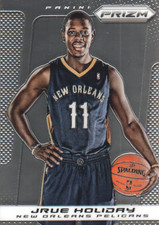 2013-14 Panini Prizm New Orleans Pelicans Basketball Card #67 Jrue Holiday