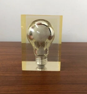 Vintage Lucite Pop/Op Art Glühbirne Skulptur von Pierre Giraudon - 60er Jahre - Bild 1 von 7