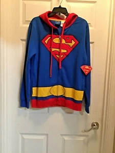 nwt dc comics big boy sz 14 (M) superman hoodie - Picture 1 of 6