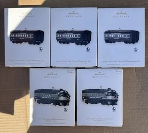 Menge 5 Hallmark Andenken Lionel Ornamente - New York Central Trains - 2008 - Bild 1 von 6