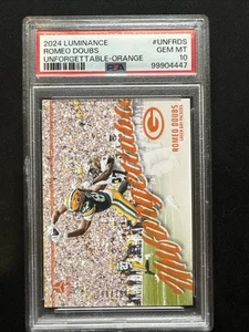 2024 Panini Luminance - Unforgettable - Romeo Doubs 66/100 - #UNF-RDS Packers! - Picture 1 of 5
