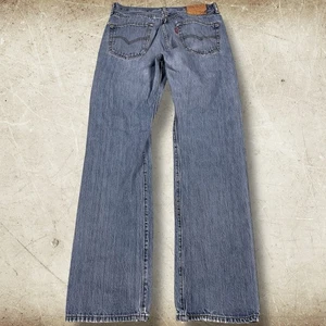 Vintage Levis 501 XX Button Fly Jeans USA Made 32x34 Light Wash 00501-0194 Y2K - Picture 1 of 13