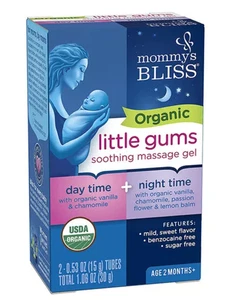 Gel de dentición Mommy's Bliss bebé orgánico para encías día y noche -25/06 - Imagen 1 de 4