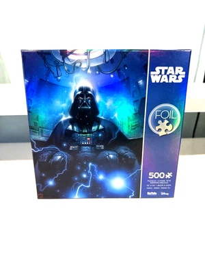 Buffalo Games Disney Star Wars Darth Vader 500 Piece Foil Puzzle NEW - SEALED - Image 1 of 2