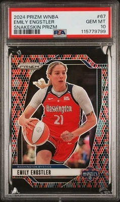 2024 Panini Prizm WNBA - Emily Engstler #67 - Snakeskin SSP - PSA 10 - Image 1 of 2