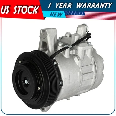 AC Compressor Fits Cadillac DTS 4.6L 2006 2007 2008 2009 2010 2011 - Image 1 of 4
