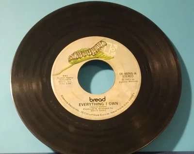 BREAD: Everything I Own + I Don't Love You (45RPM Elektra #EKS-45765-A & B - Image 1 of 2