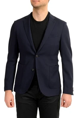 Hugo Boss Men's "Nelven" Slim Fit Two Button Plaid Wool Blazer US 38R IT 48R - Image 1 of 4