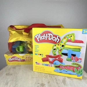 Playdough Set Geschenkset NEU 12 Spielteigbecher Ausstecher und Tragetasche Geschenkset - Bild 1 von 5