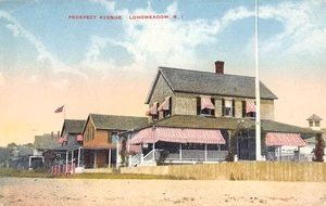 c.1910 Homes Prospect Ave. Longmeadow Warwick RI post card - Picture 1 of 2