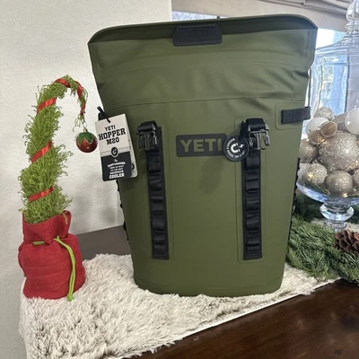 全新 YETI Hopper M20 软背包 冷藏箱 橄榄色  — 第 1/4 张图片