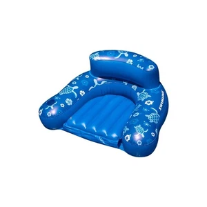Sillón inflable tropical para piscina - 58" - azul - Imagen 1 de 5