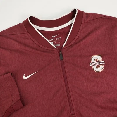 Nike College of Charleston Cougars Dri-FIT 1/2 Cremallera Pullover Chaqueta Para Hombres Grande Foto 1 de 4