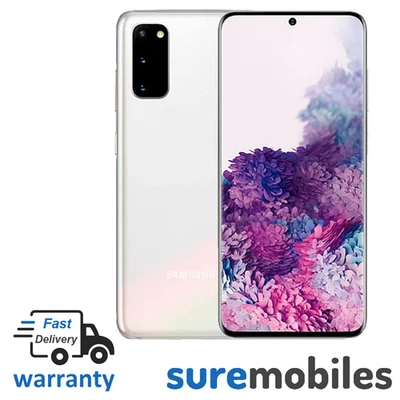 Samsung Galaxy S20 SM-G980 - 128GB - Cloud White (Unlocked) - Excellent Condtion - Image 1 of 3