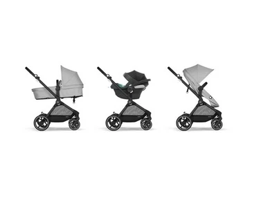 Cybex EOS  Aton B2 I- Size Travel System – Grey/cris - Image 1 of 4