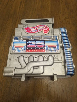 Vintage 1992 Mattel Hot Wheels 25th Anniversary Diecast Car Storage Case - Image 1 of 4