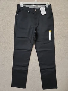 Sonoma Everyday All Day Pants Mens 33x32 Black Straight Fit Flexwear Waist NEW - Picture 1 of 10