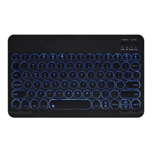 Wireless Bluetooth keyboard Portable mute Rechargeable Backlight mini ultrathin - Picture 1 of 7