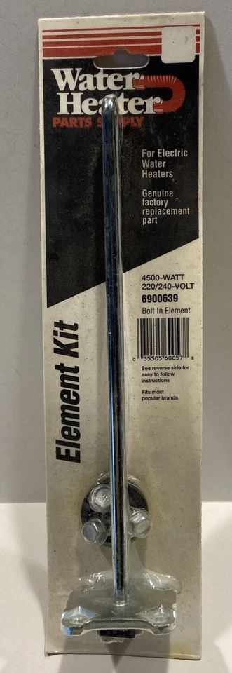 CAMCO 02343 Standard 240v 4500 Watt Screw in Water Heater Element 6436513