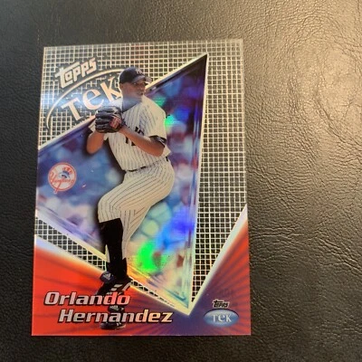 C37d 1999 Topps Tek #40a  Orlando Hernandez New York Yankees￼￼ ￼￼￼,￼pattern￼ 30 - Image 1 of 2