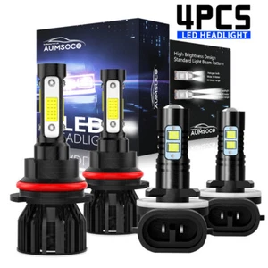6500K LED Lights Bulbs High Low Beam + Fog Light For Ford Escort 1991-1996 - Picture 1 of 15