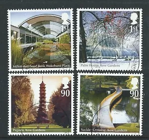 GREAT BRITAIN 2009 KEW GARDENS SET OF 4 EX. KLEINBOGEN FEIN GEBRAUCHT - Bild 1 von 1