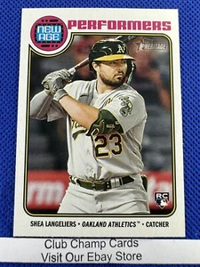 2023 #NA-13 New Age Performers Topps Heritage béisbol de radiocontrol Shea Langeliers - Imagen 1 de 2
