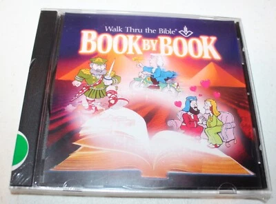 Walk Thru the Bible: Book by Book (New Sealed Windows PC CD-ROM) Cartoons RARE - Image 1 of 2
