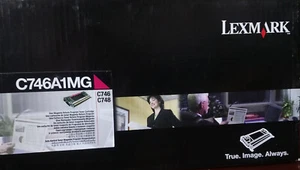 Lexmark C746A1MG, Original Magenta Rot - Laser Toner Cartridge, C746 C748 * OVP - Afbeelding 1 van 6