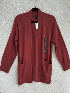 Banana Republic Cardigan Damen klein rot rostfarben offen Pullover neu mit Etikett $ 100 - Bild 1 von 12