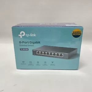TP-Link TL-SG108 V4.0 - 8-Port 10/100/1000Mbps Gigabit QoS Switch - Picture 1 of 6
