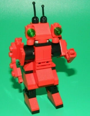 Vintage Classic Space Lego Spy Bot 1498 Red Custom Instructions Complete -8     - Image 1 of 4