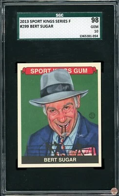 2013 SPORT KINGS BERT SUGAR #299 SGC GEM 10 POP 3 (054) - Image 1 of 2