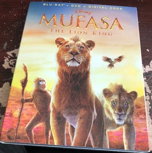 MUFASA: THE LION KING BLU-RAY + DVD + DIGITAL NEW SEALED - Picture 1 of 1