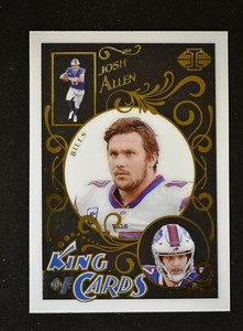 2021 Illusions King of Cards #KC-8 Josh Allen - Buffalo Bills