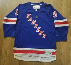 Reebok NHL New York Rangers Brad Richards #19 Blue Jersey Youth L/XL - Picture 1 of 8
