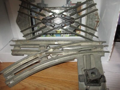 Vintage 1936/1938 American Flyer O Gauge Manual LH Switch Track & CROSS TRACK - Image 1 of 4