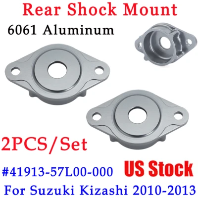 For 10-13 Suzuki Kizashi #41913-57L00-000 2PCS Left & Right Rear Shock Mount US Foto 1 de 4