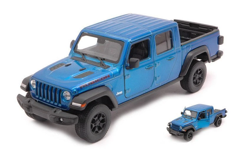 Jeep Gladiator 2020 Metallic Blue 1:24 WELLY 24103BL - Immagine 1 di 1