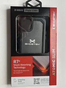 Ghostek Atomic Slim3 Series Case for Apple iPhone 12 Mini 5.4" (Black) - Picture 1 of 7