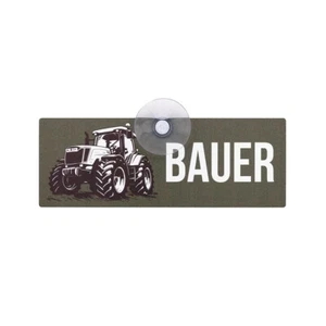 Bauer Schild für Auto mit Saugnapf Autoscheibe Landwirtschaft Made in Germany - Bild 1 von 5