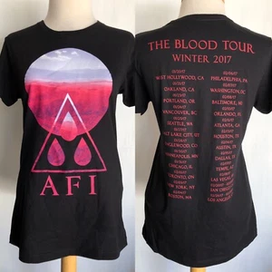 AFI (2017) T-shirt media ufficiale donna "THE BLOOD TOUR" date concerto band - Foto 1 di 6