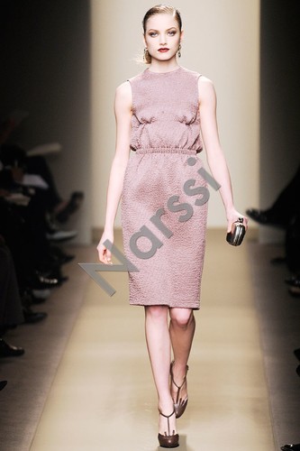 Nuovo con etichette! Abito corsetto viola super lusso Bottega Veneta Runway taglia 40