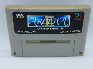 Aretha II Nintendo SNES SFC Japanisch Original Spiel Cartridge - Bild 1 von 2