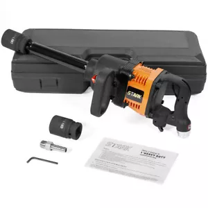 1" HD AIR IMPACT WRENCH GUN 1900 LBS TORQUE (2) SOCKET WITH CARRYING CASE - Picture 1 of 7